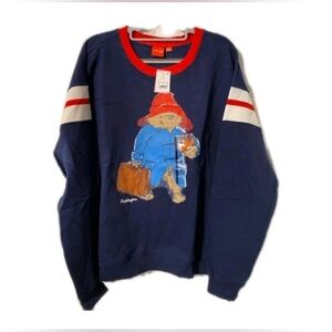 Paddington Women's Sweatshirt With Bear Graphic Size XL - NWT
